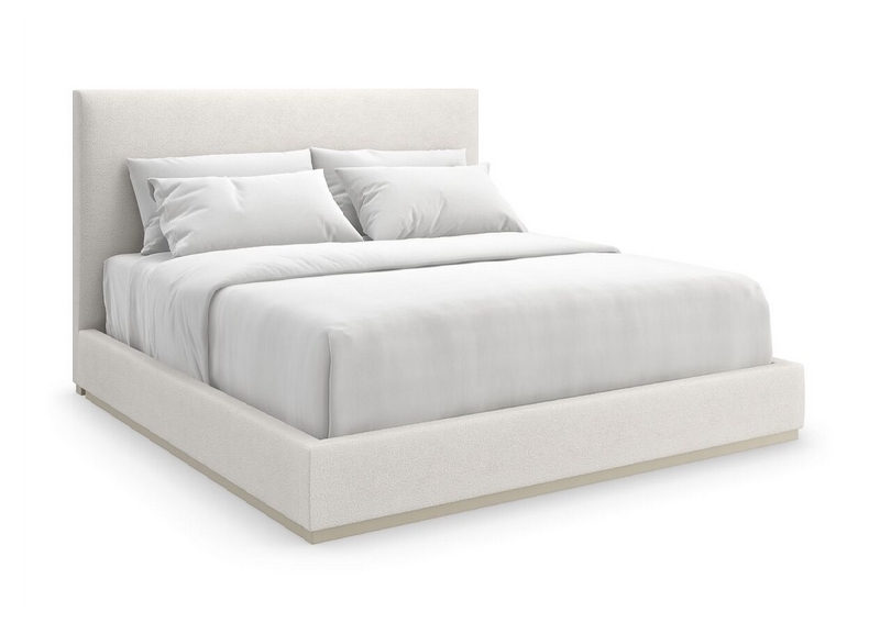 THE BOUTIQUE BED C AME. QUEEN (LIGHT BOUCLE)